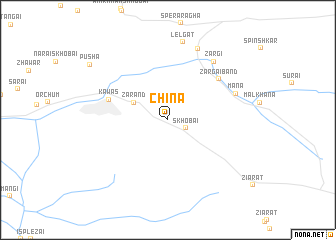 map of Chīna