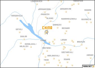 map of Chīna