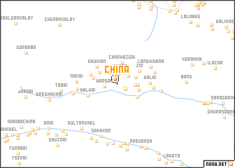 map of Chīna