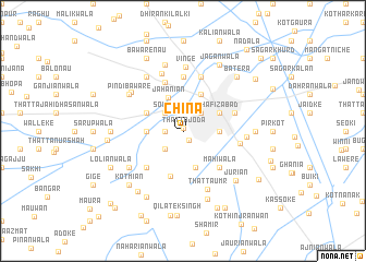 map of Chīna