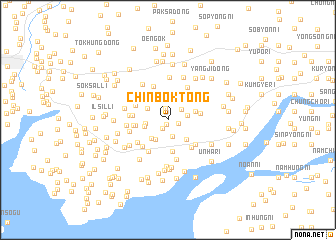 map of Chinbok-tong
