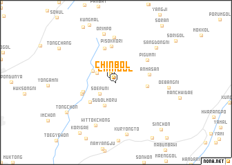 map of Chinbŏl