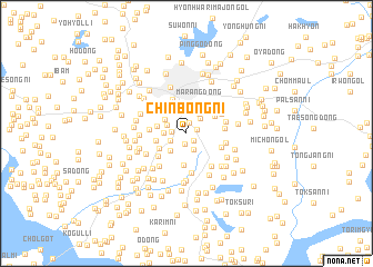 map of Chinbong-ni