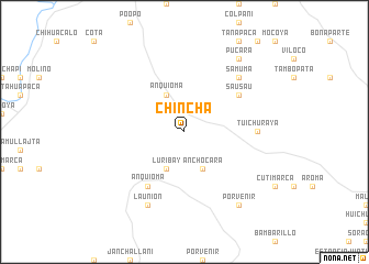 map of Chincha