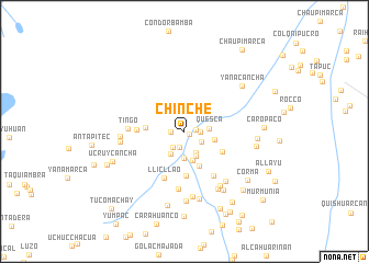 map of Chinche