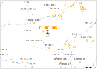 map of Chinchina