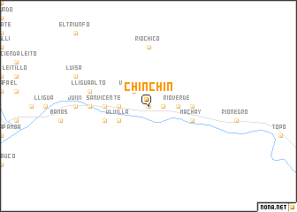 map of Chinchín