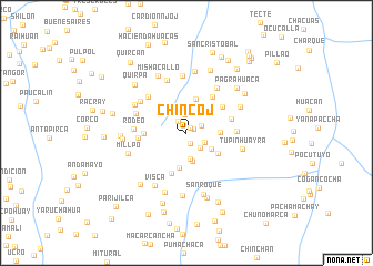 map of Chincoj