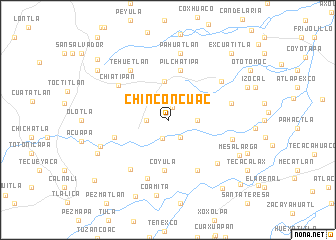 map of Chinconcuac