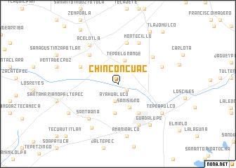 map of Chinconcuac