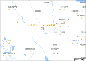 map of Chincoropata