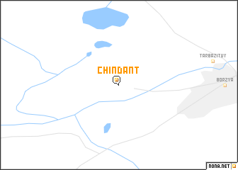 map of Chindant