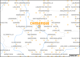 map of Chinderigüe