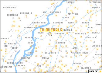 map of Chindewāla