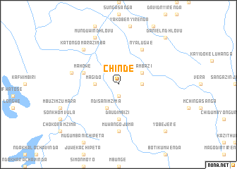 map of Chinde