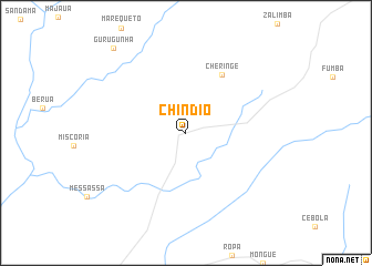 map of Chindio