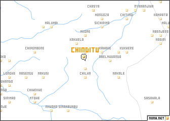 map of Chinditu