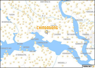 map of Chindo-dong