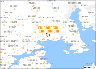 map of Chindong-ni