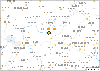 map of Chin-dong