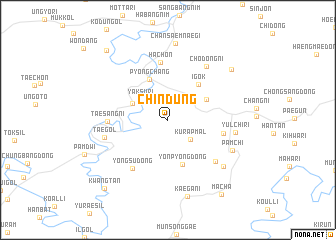 map of Chindŭng