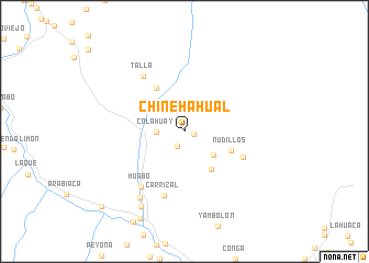 map of Chinehahual