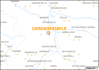 map of Chīneh Vār-e Soflá