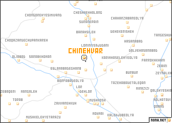 map of Chīnehvār