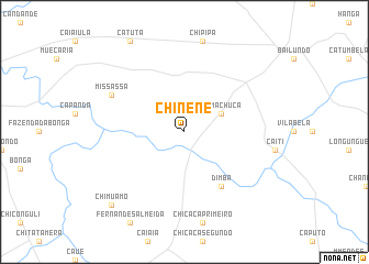 map of Chinene