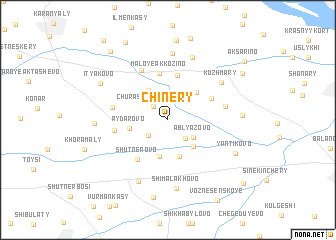 map of Chinery