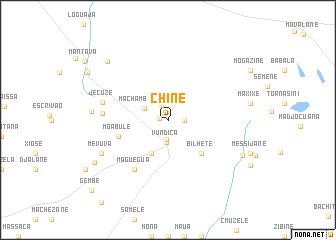 map of Chine