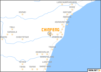 map of Chin-feng