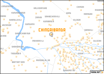 map of Chingai Bānda
