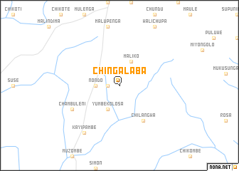 map of Chingalaba