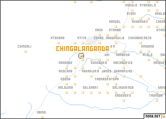 map of Chingalanganda