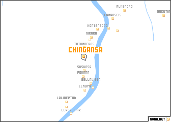 map of Chingansa