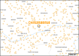 map of Chingas Bānda