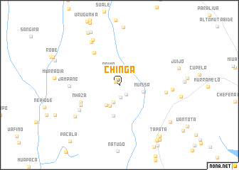 map of Chinga