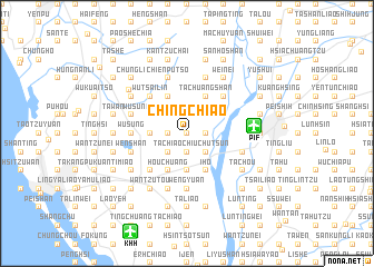 map of Ching-Chiao