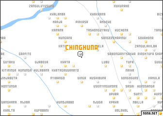 map of Chinghuna