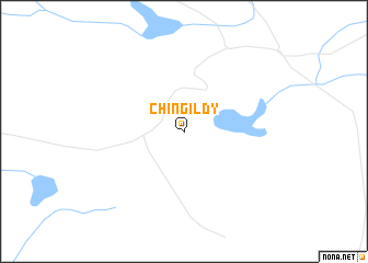 map of Chingilʼdy