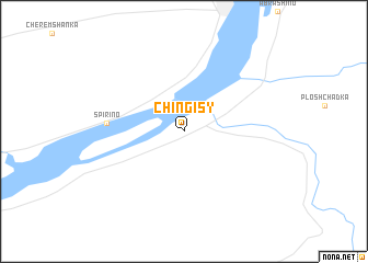 map of Chingisy