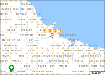 map of Ching-mei