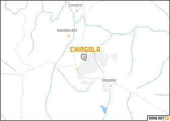 map of Chingola