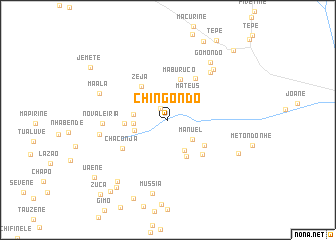 map of Chingondo