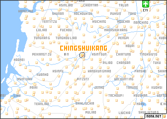 map of Ching-shui-kang