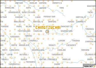 map of Ching-tzu-chai