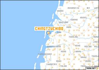 map of Ching-tzu-chiao