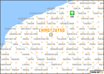 map of Ching-tzu-ts\