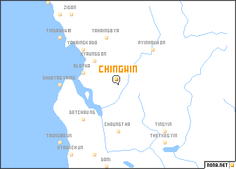 map of Chingwin